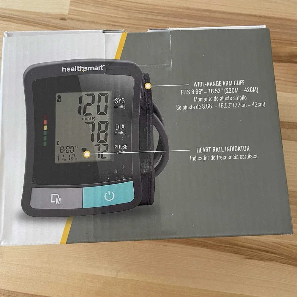 Healthsmart Smart Standard Series Upper Arm Blood Pressure Monitor  Brand New